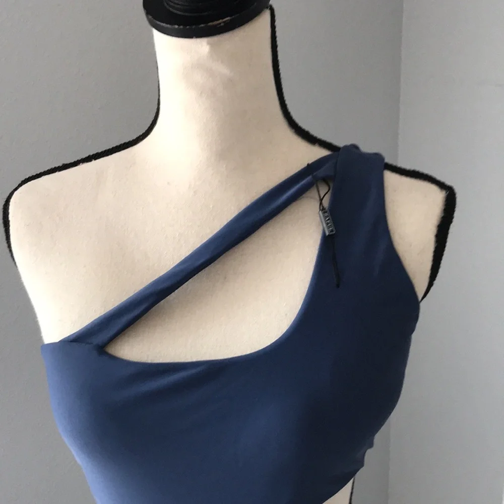 ❤️3X20 ZAFUL Women's Cutout One Piece Swimsuit One Shoulder Swimwear | 8
